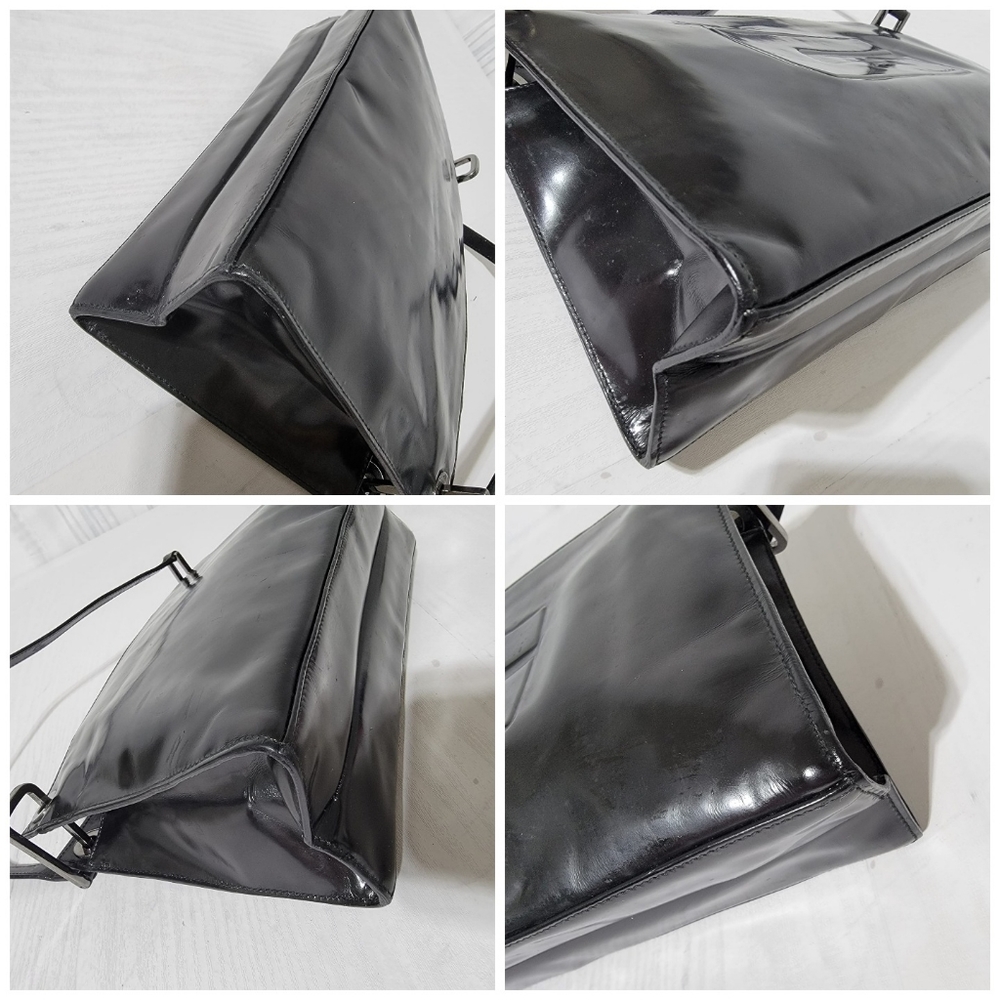 GUCCI Vintage G Square Tom Ford Era Shoulder Bag Black - Picture 14 of 15